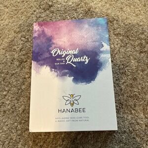 HANABEE Original Quartz Roller Gua Sha Set‎ Anti Aging Skin Care Tool New